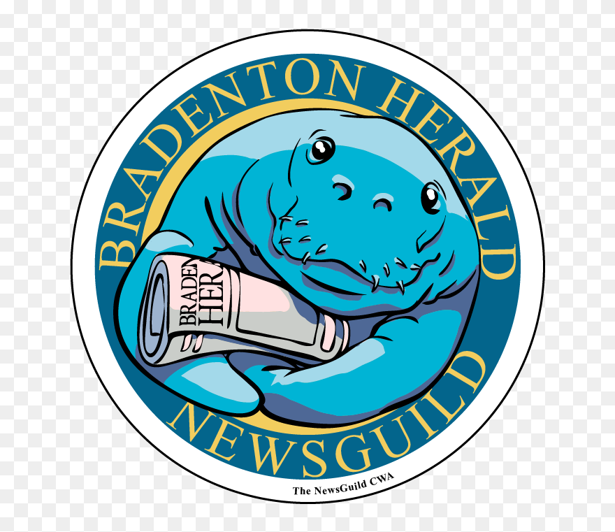 Manatee Badge8 Clipart