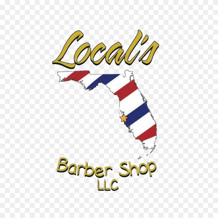 Local’s Barbershop Location - Poster Clipart