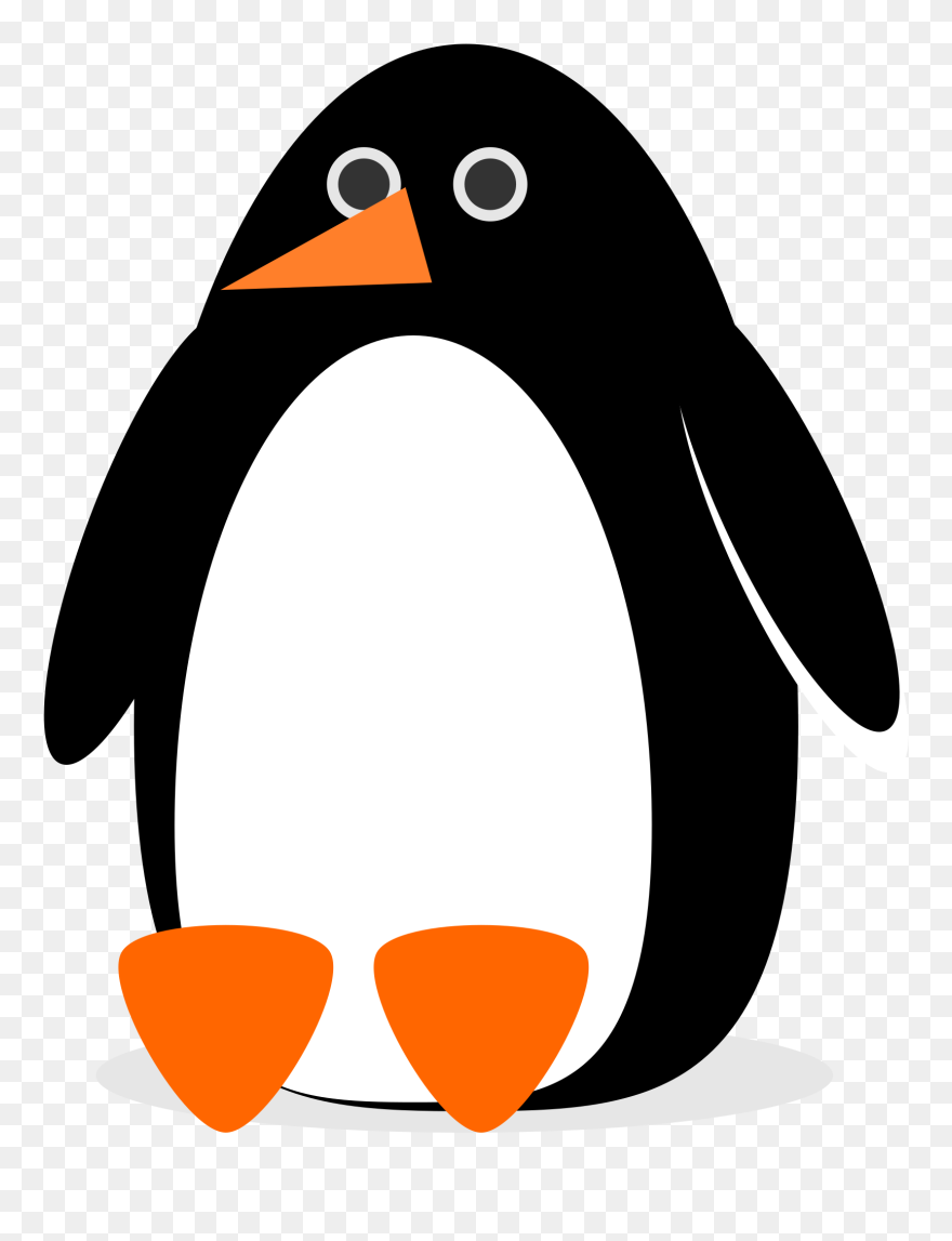 Minimalist Icons Png Free - Simple Pictures Of Penguin Clipart