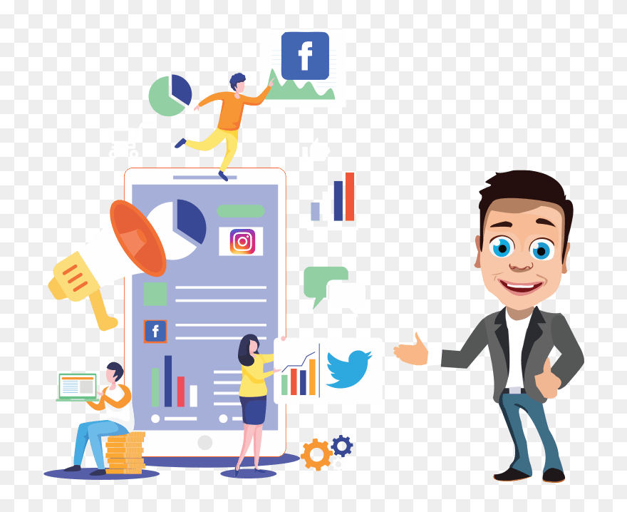 Slide - Digital Marketing Clipart