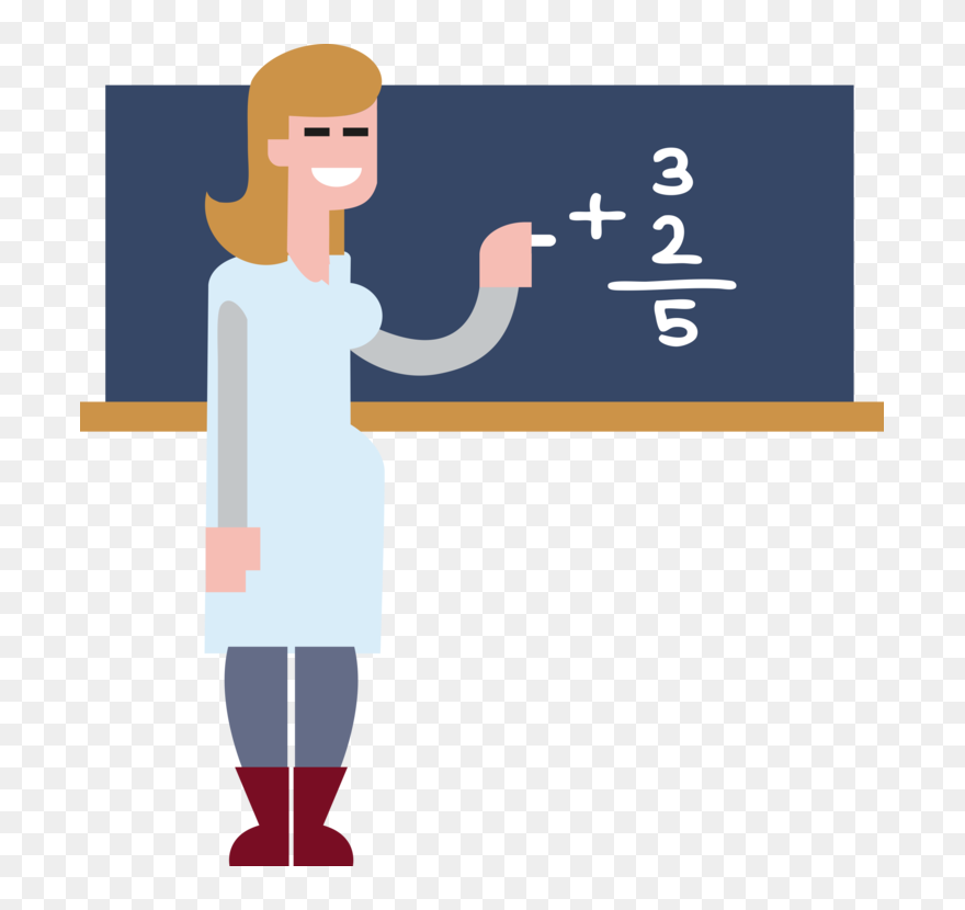 Blue,human Behavior,angle - Math Teacher Clipart Transparent Background - Png Download