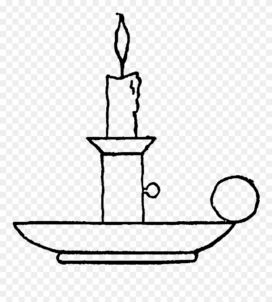 Candle Light Lamp Clip Art - Png Download