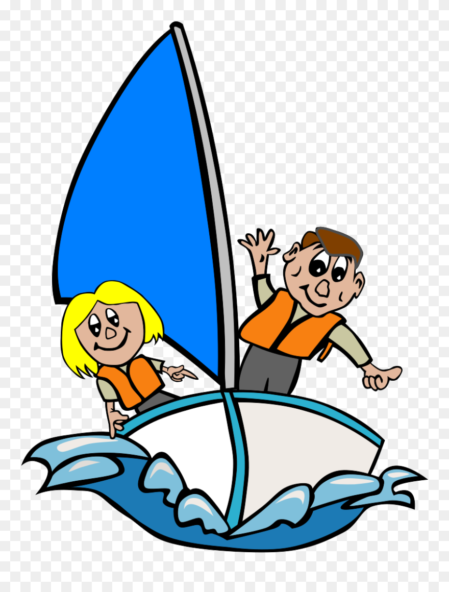 Sail A Boat Clipart - Png Download