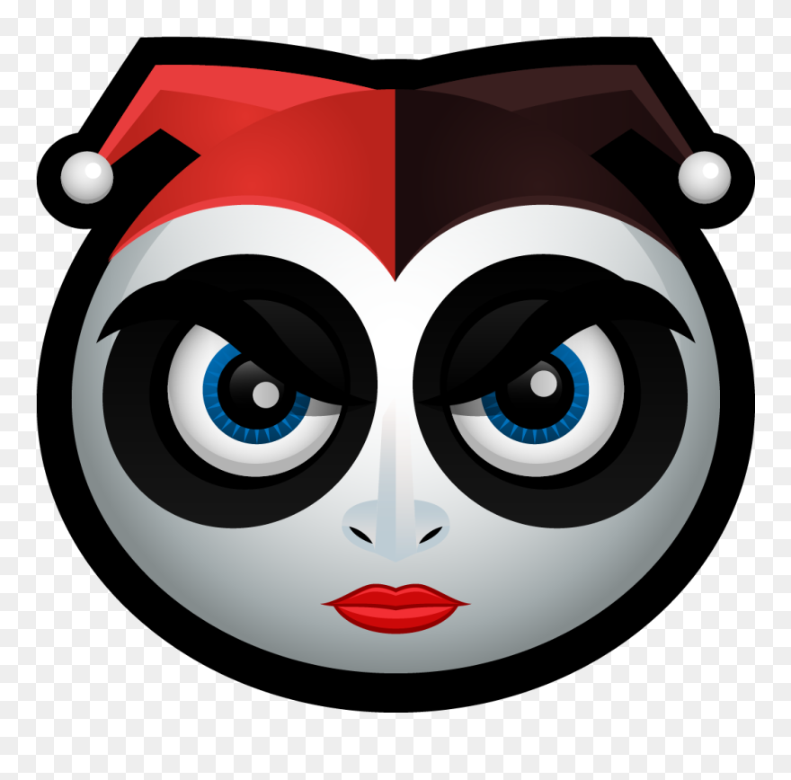 Joker Quinn Harley Woman - Harley Quinn Head Png Clipart