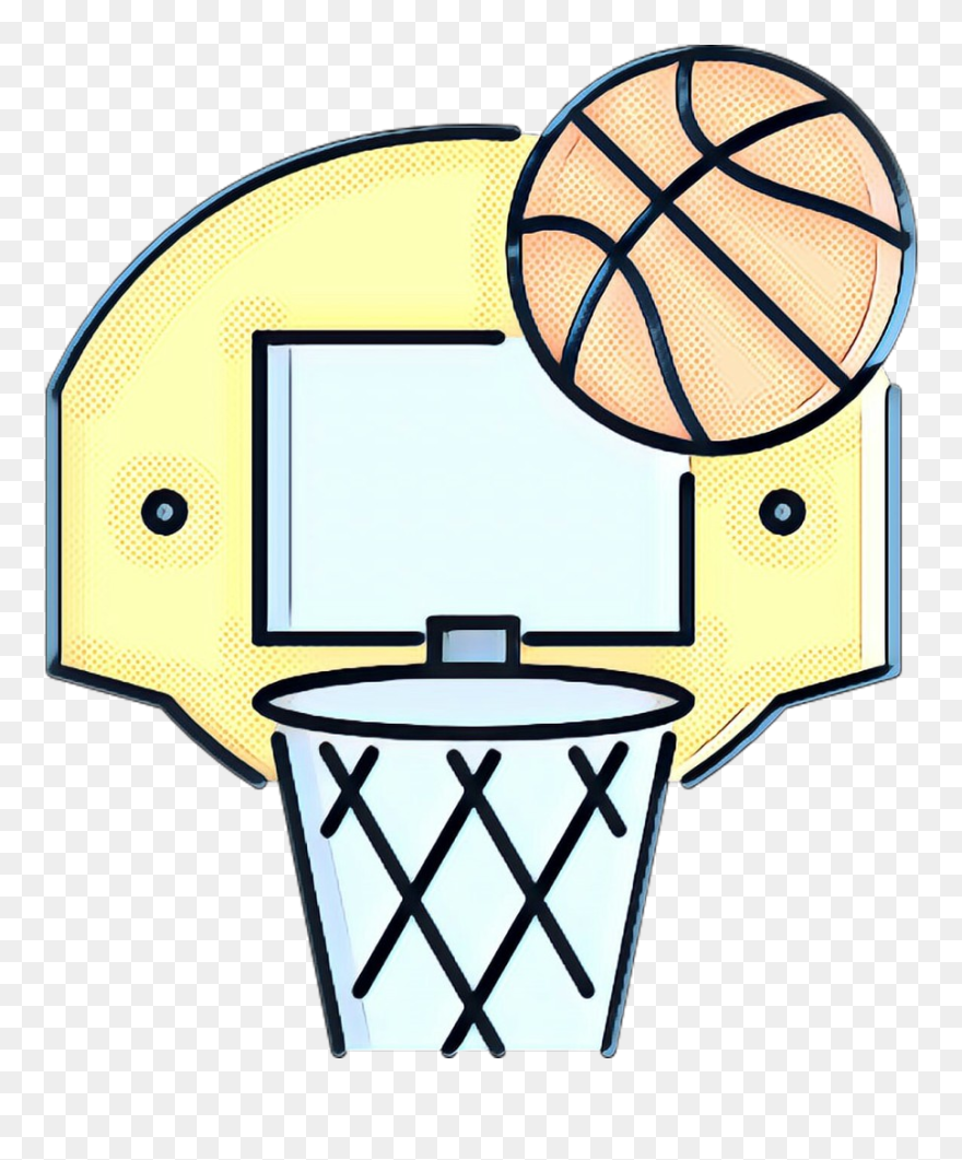 Outline Of Basketball Free Throw Sports Clip Art - Outline Basketball Clipart - Png Download