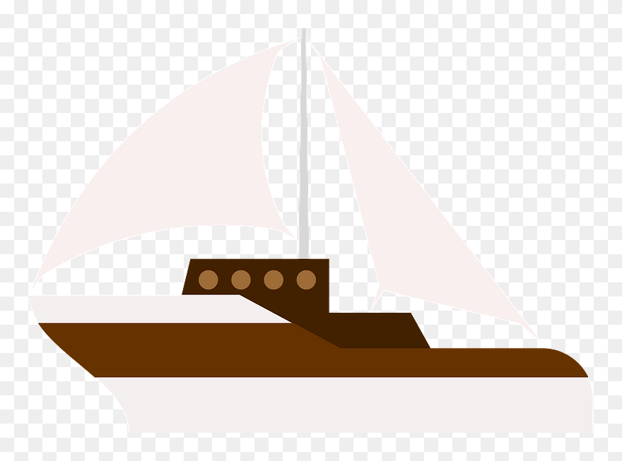 Sailboat Clipart - Sail - Png Download