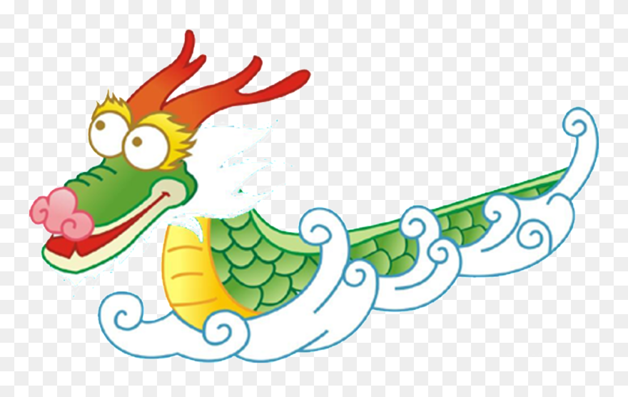 Banner Library Stock Dragon Boat Cartoon High Definition - Dragon Boat Png Cartoon Clipart