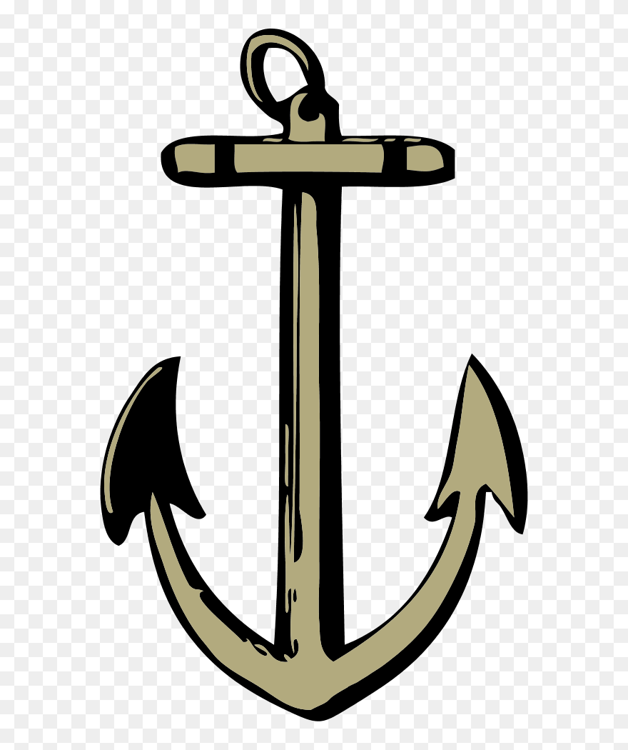 Ship Anchor Sketch - Çapa Gemi Clipart