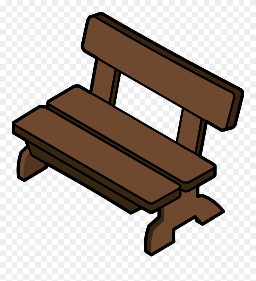 Piano Clipart Piano Bench - Club Penguin Bench - Png Download