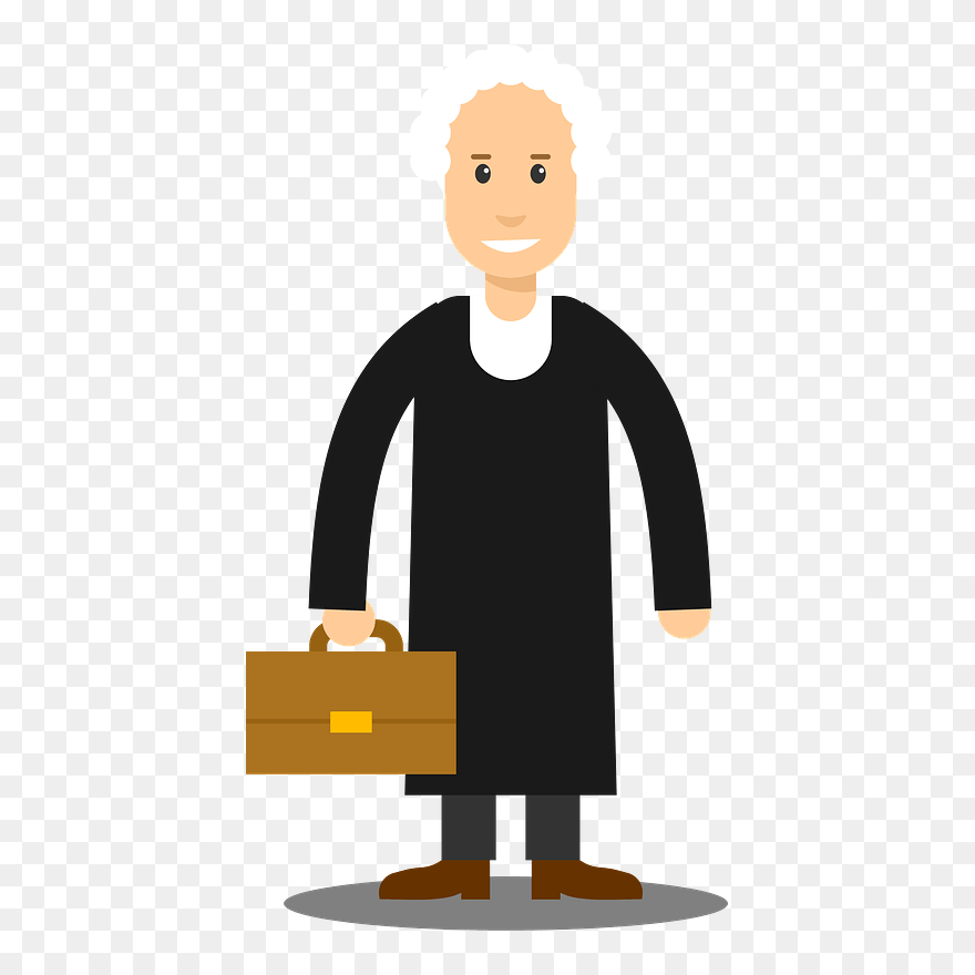 Judge Clipart - Cartoon - Png Download