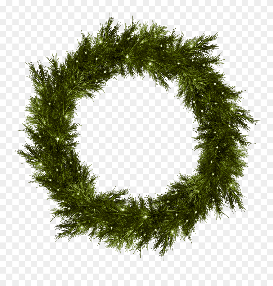 Christmas Wreath Garland Clip Art - Christmas Wreath Png Free Transparent Png