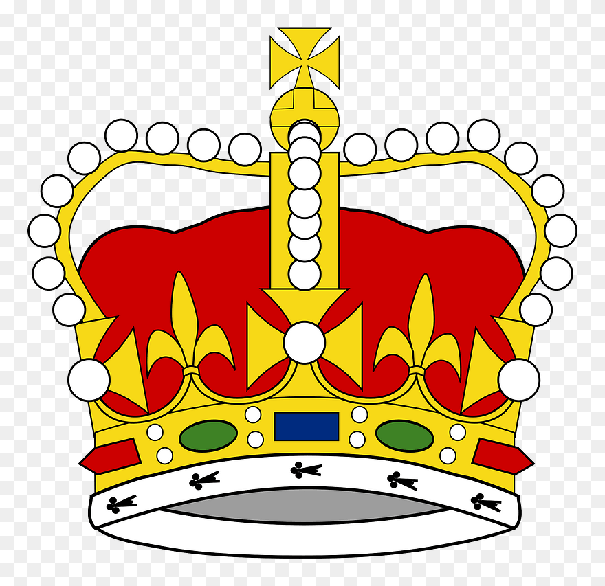 Crown Of Saint Edward Clipart - British Crown Clipart - Png Download