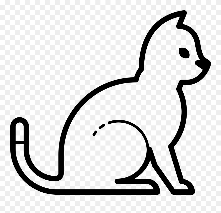 Cat Legs Png - Cat Icon Png Clipart