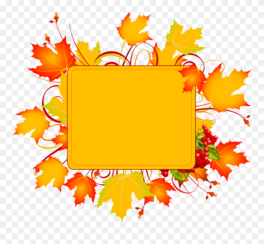 September Clipart Coloured Leave - September Månad - Png Download