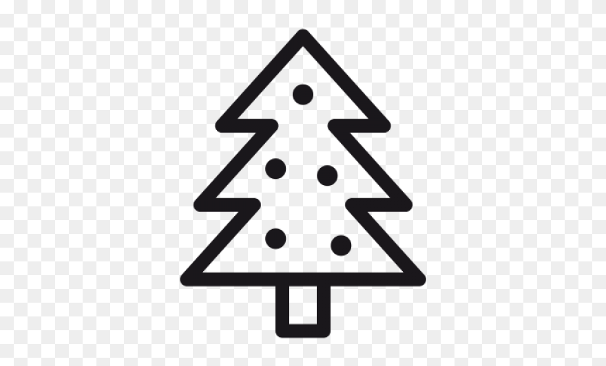 Christmas Tree Outline - Christmas Tree Clipart