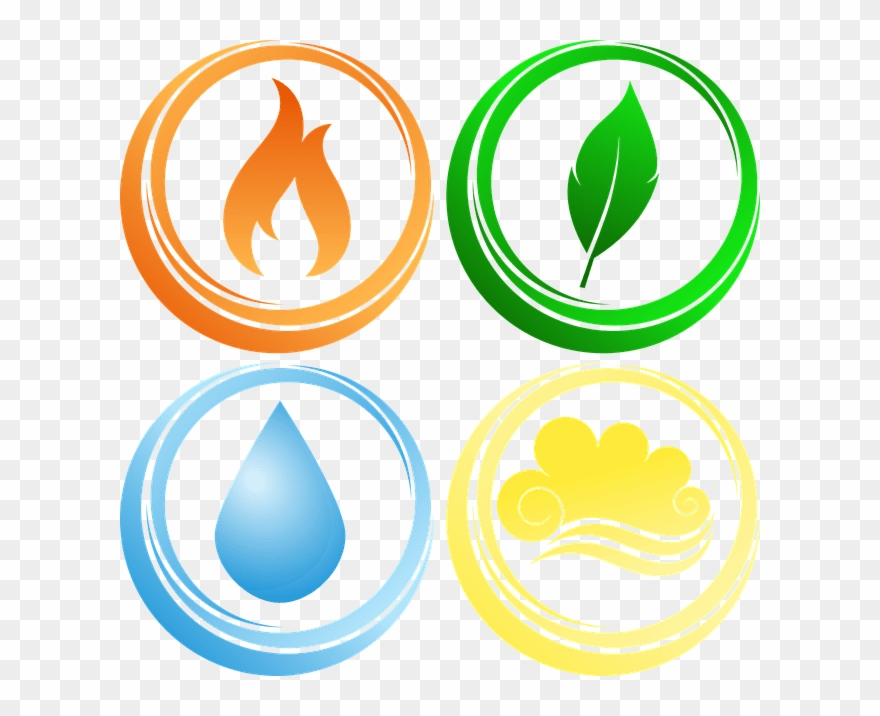 Four Elements Clipart - Png Download