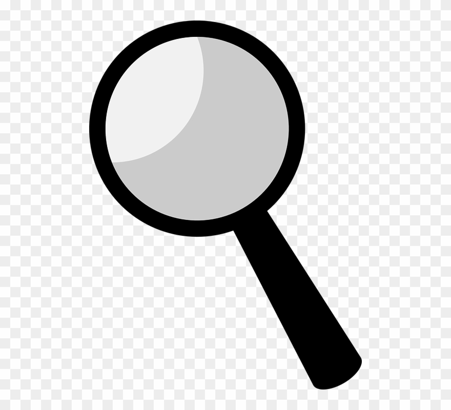 Clip Art Magnifying Glass - Png Download
