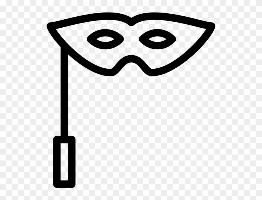 Mask Rubber Stamp - Png Icon Mask Clipart