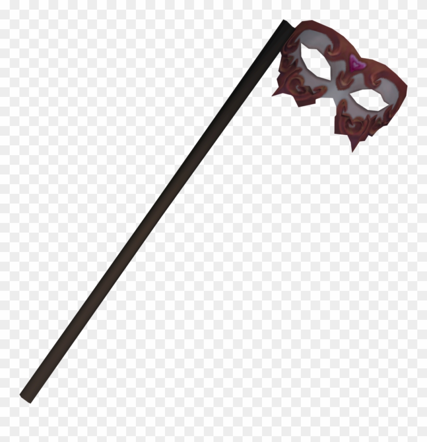 Mask Runescape Wiki Fandom - 4everstore Masquerade Mask With Handheld Stick (black/silver) Clipart