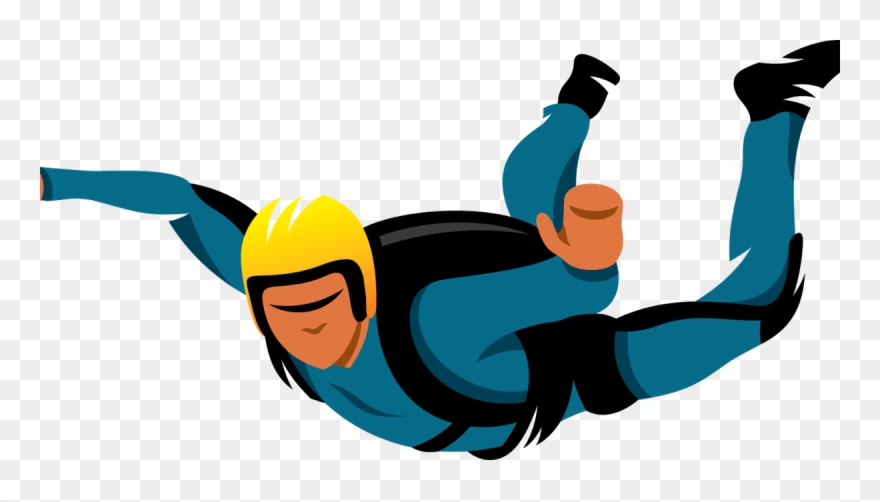 Parachute Clipart Parachute Jumper - Skydiving Clipart Png Transparent Png