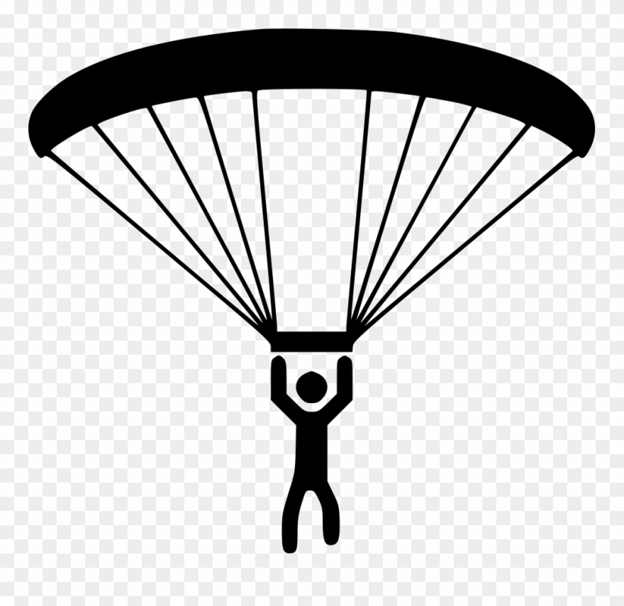 Parachute Clipart Paragliding - Parachute - Png Download