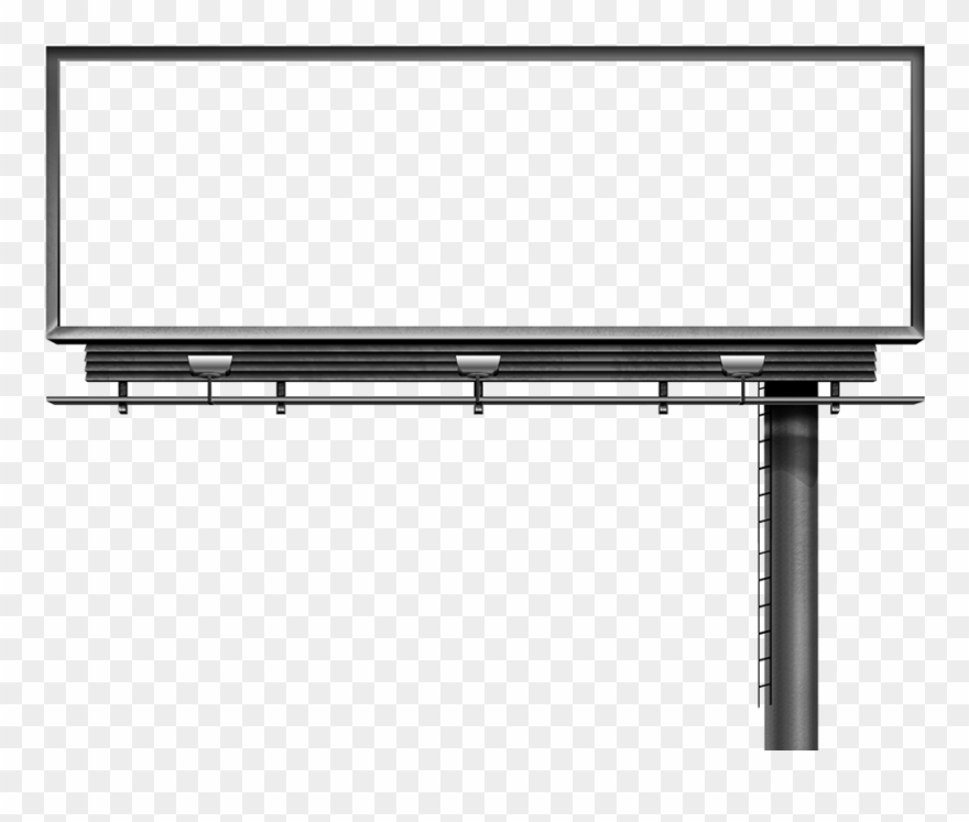 Clipart Black And White Download Png Icon Transparentpng - Billboard Png