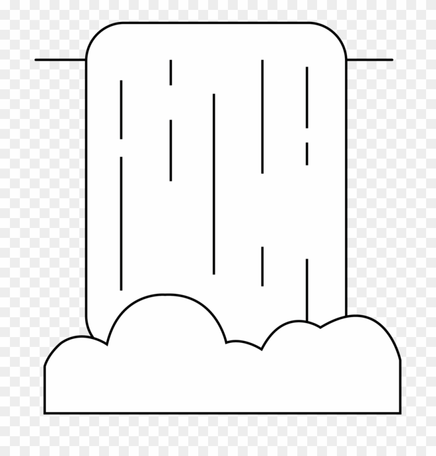 Tiger Creek Pools & Falls Lunch - Thousand Foot Falls Clipart