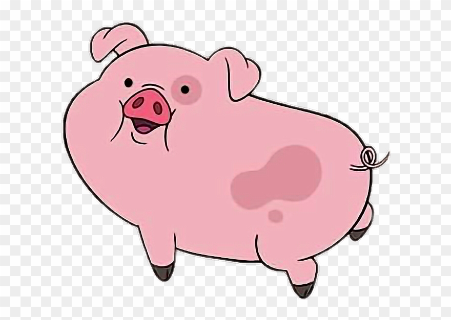 Cerdito Puerco Pato Cerdito Sticker By Jona Toys Clipart - Imagen De Un Puerco - Png Download
