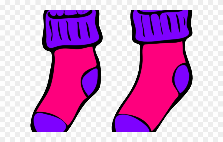 Cliparts Socks - Socks Cartoon Transparent Background - Png Download