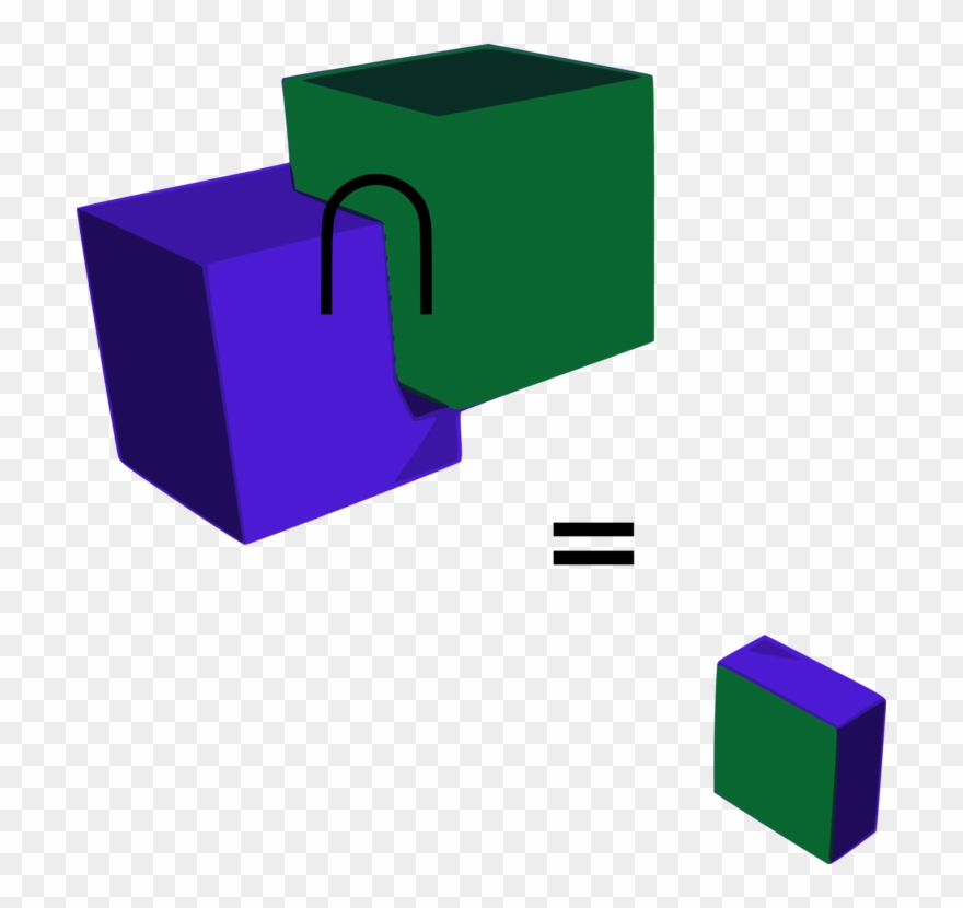 Intersection Of Two Cubes Clipart Png Transparent Png