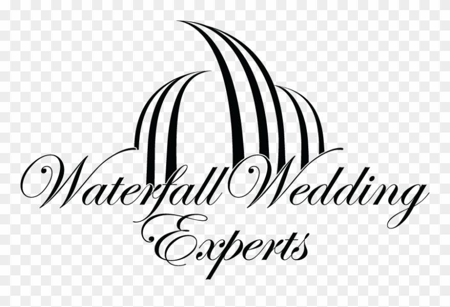 Spectacular Waterfall Weddings In Georgia - Backyard Waterfall Wedding Clipart