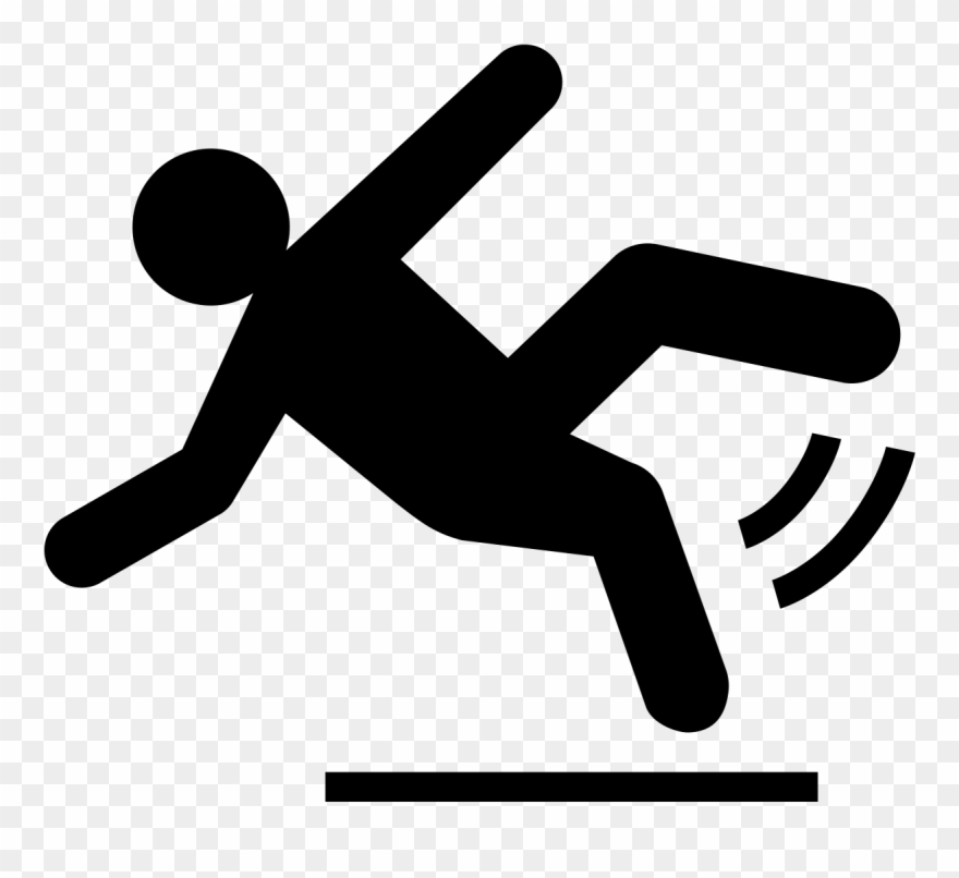 - Flyer - Slip And Fall Clipart - Png Download