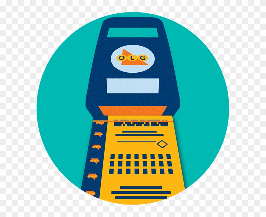 An Olg Lottery Scanner Scanning A Ticket - Ontario Lottery And Gaming Corporation Clipart