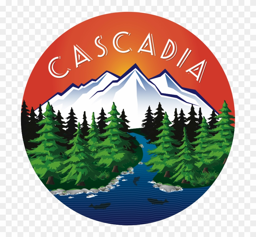 Cascadia Hd Map - Cascadia Logo Clipart
