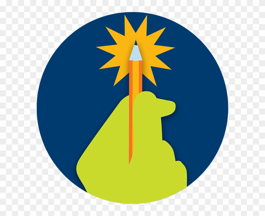 Holding Up A Pencil - Most Creative Flag In The World Clipart