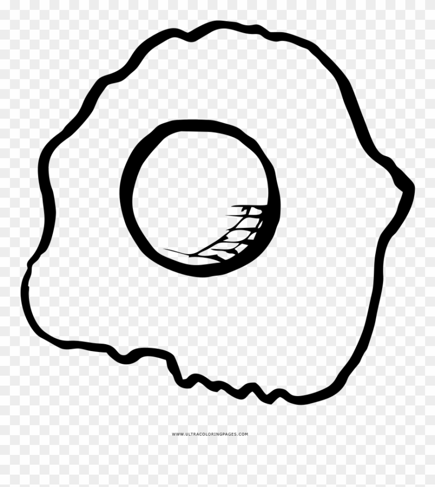 Cleveland Browns Coloring Pages With Fried Eggs Egg - Omelette Clipart