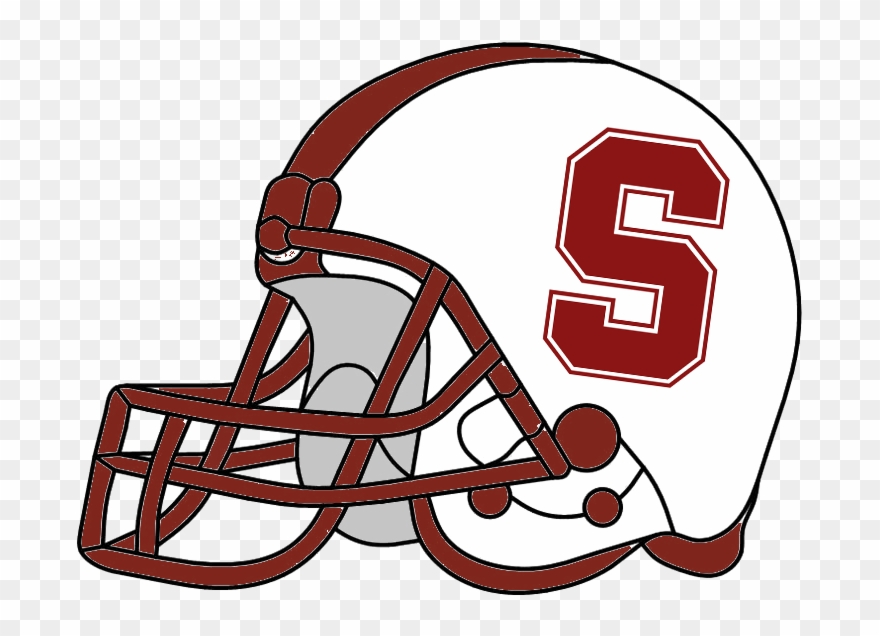 Behind Enemy Lines - Stanford Football Helmet Cartoon Clipart