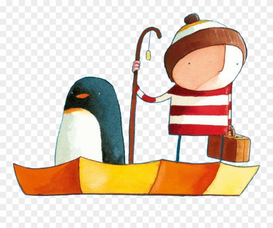 Little Blue Monster - Lost And Found By Oliver Jeffers Clipart