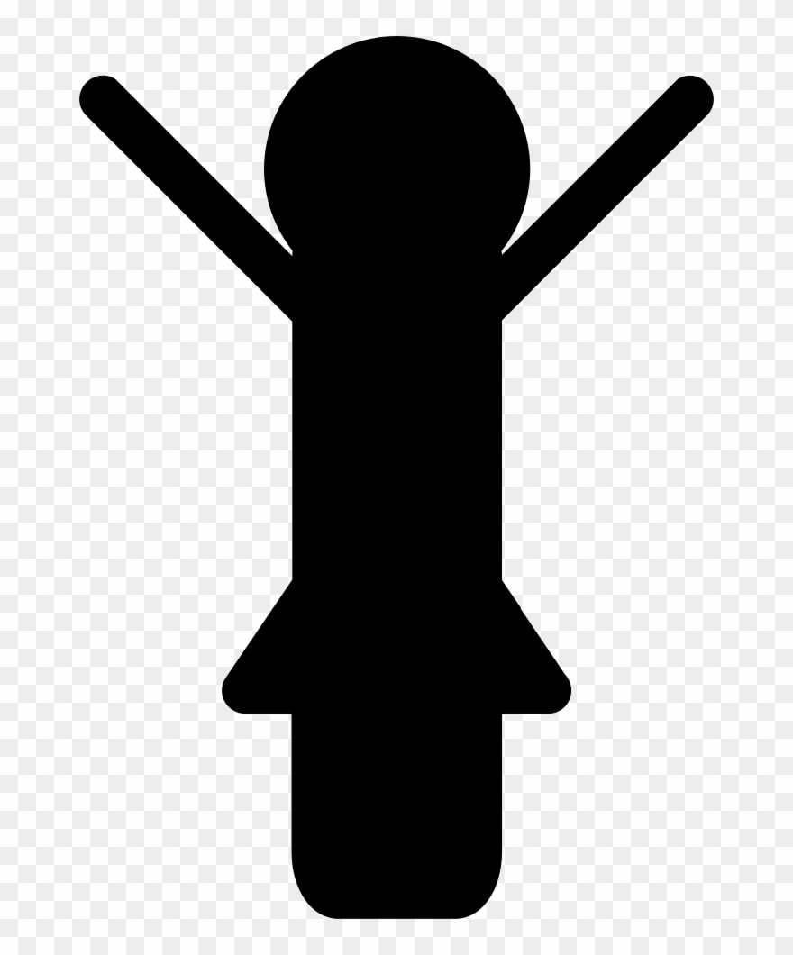 Woman With Arms Raised Up Comments - Fun Symbol Clipart
