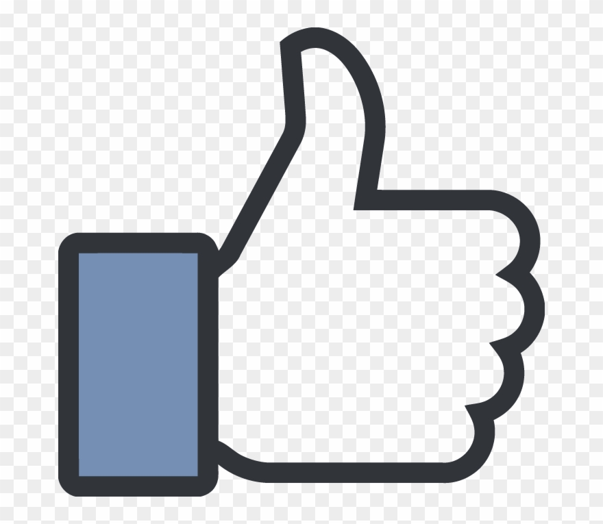 Everyone Is All Concerned That The Facebook Application - Facebook Thumbs Up Clipart