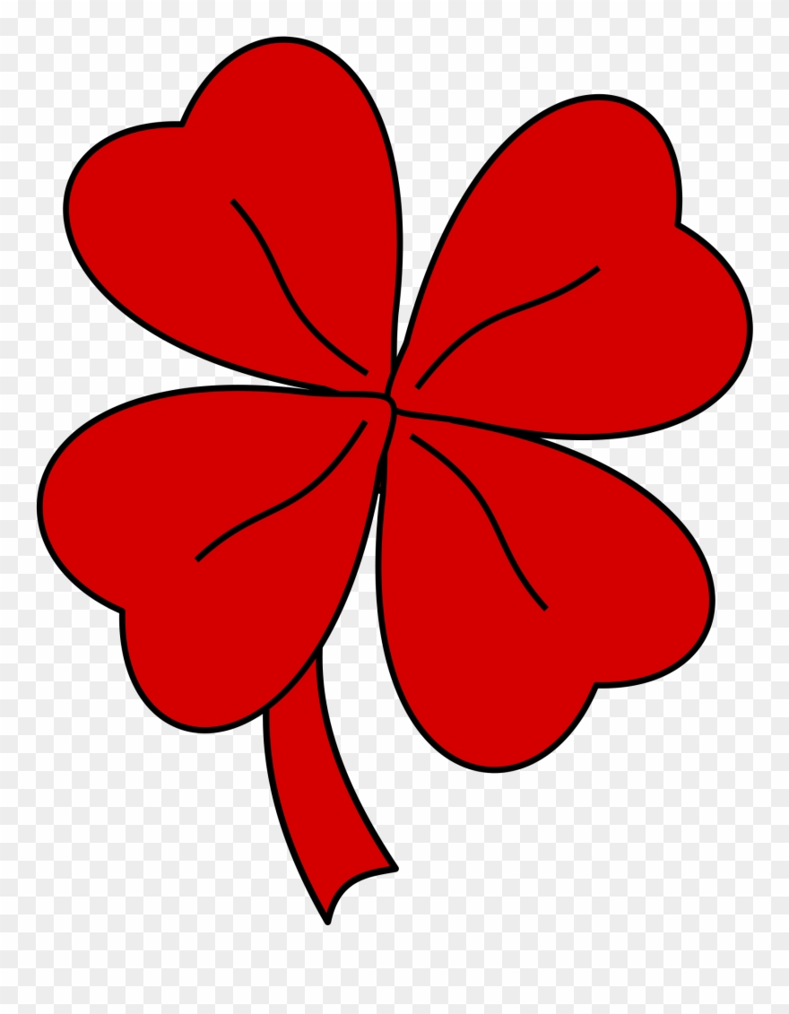 Open - Trefle Rouge Clipart