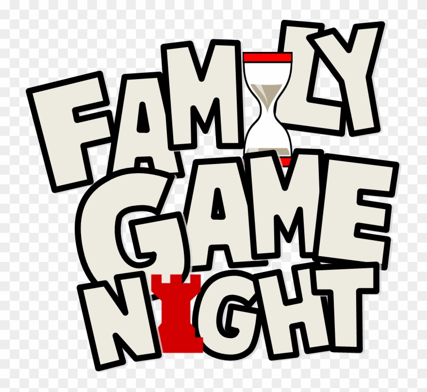 Family Games Png Graphic Black And White Library - Family Game Night Clipart