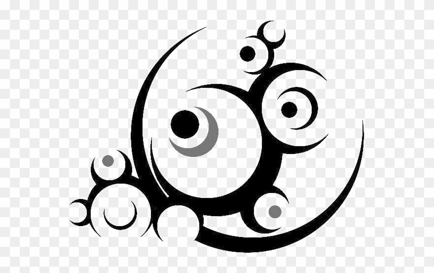 Naruto Clans Symbols - Tribal Moon Clipart