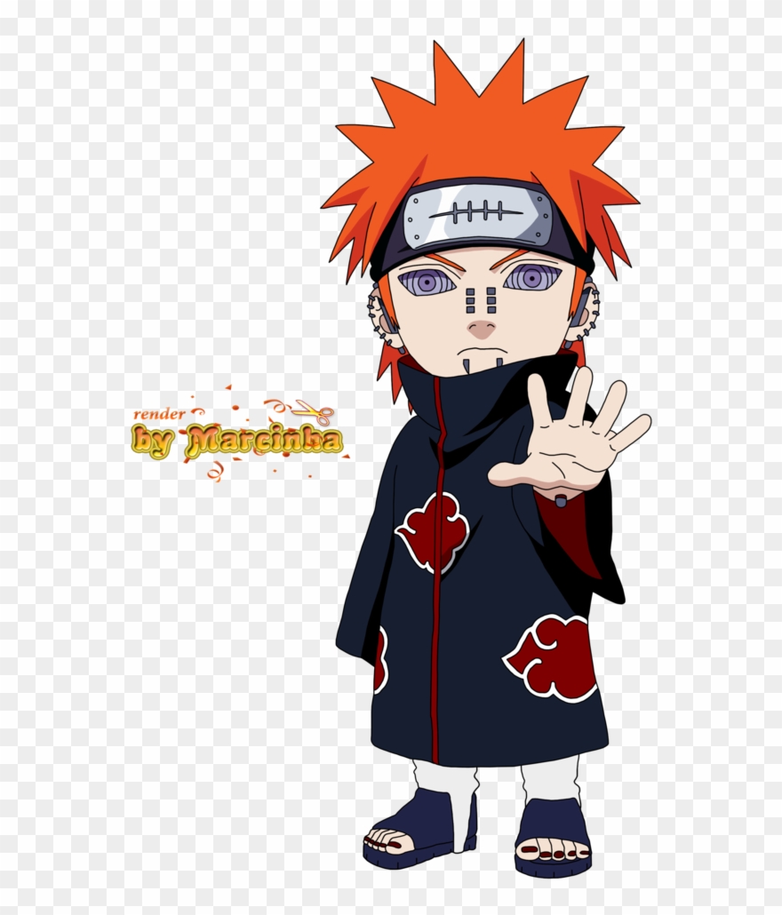 Clip Free Library Collection Of Free Gaara - Pain Naruto Chibi - Png Download