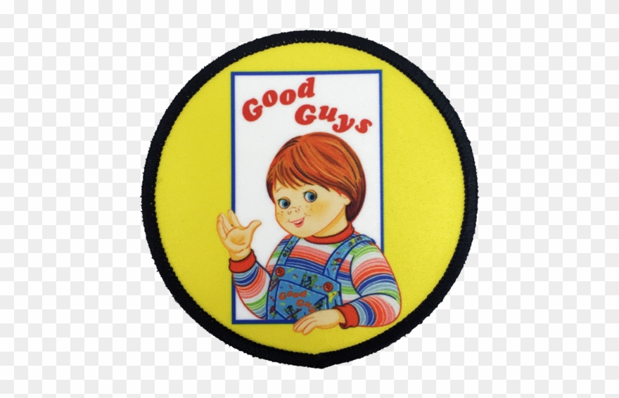 Child's Play Iron-on Patch - Good Guy Doll Logo Clipart
