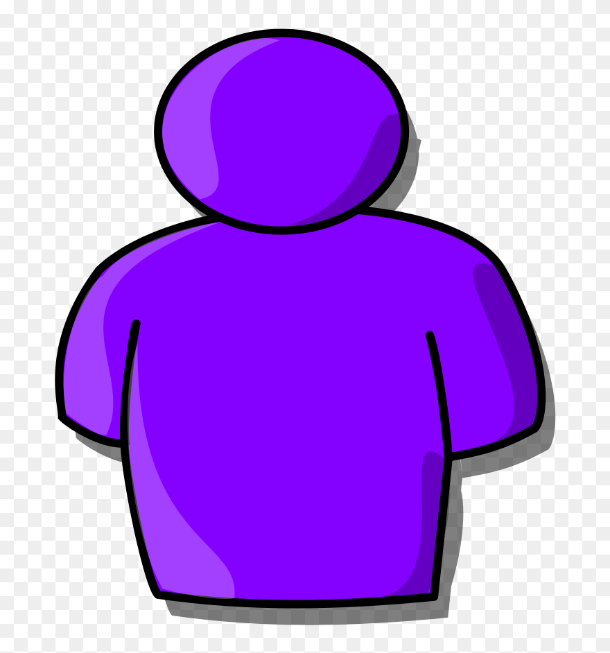 Purple People Cliparts - Purple Avatar - Png Download