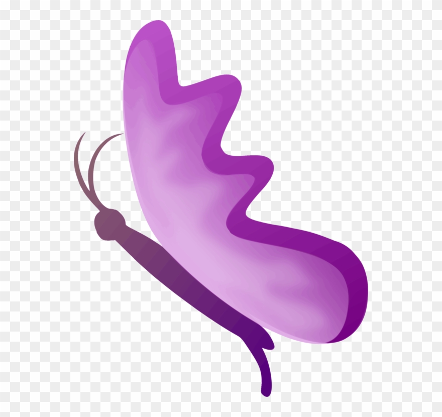 Butterfly Rainbow - Clip Art - Png Download