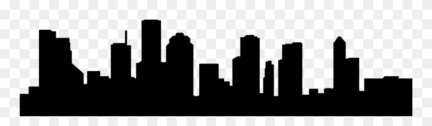 Houston Electrician Northpoint - Houston Skyline Outline Png Clipart