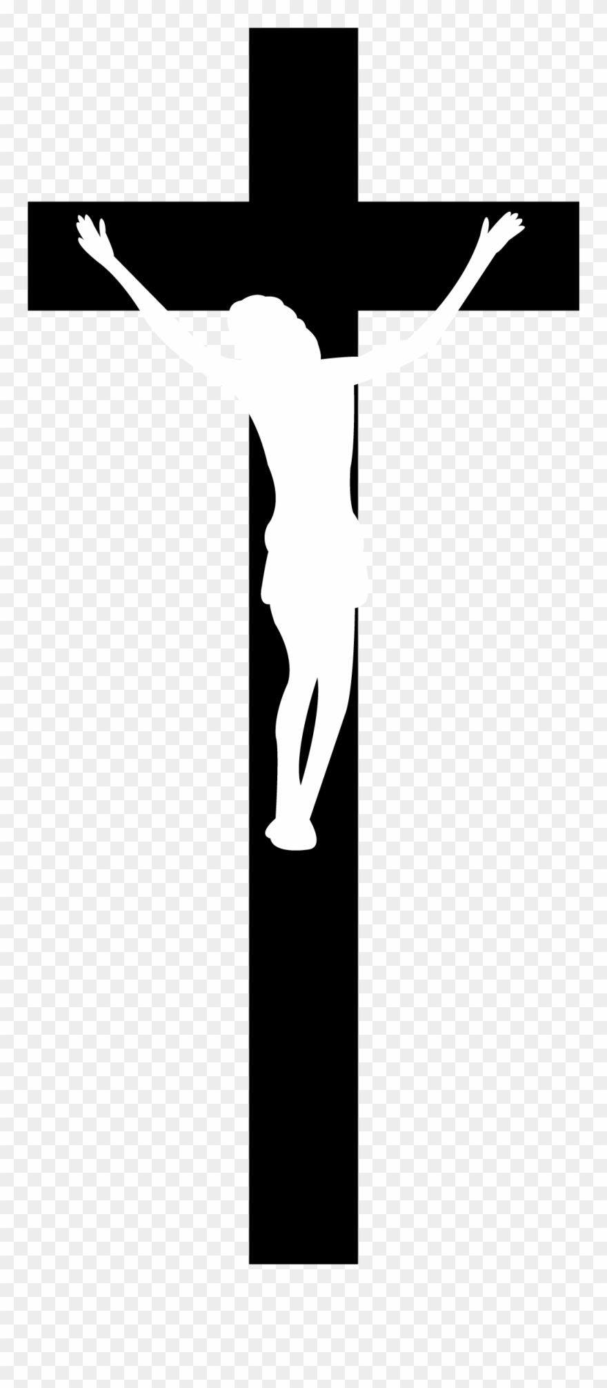 Greece Christian Cross Crucifixion Of Jesus - Silueta Jesus En La Cruz Clipart