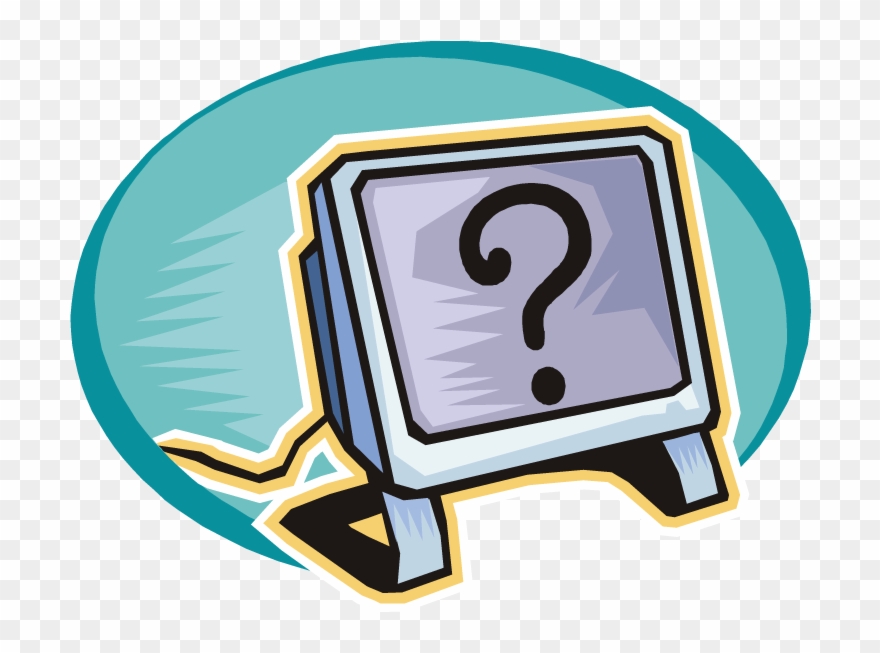 Use The Top Navigation To Go Back To Any Pages > - Computer With Question Mark Clipart